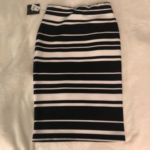 Black and White Skirt